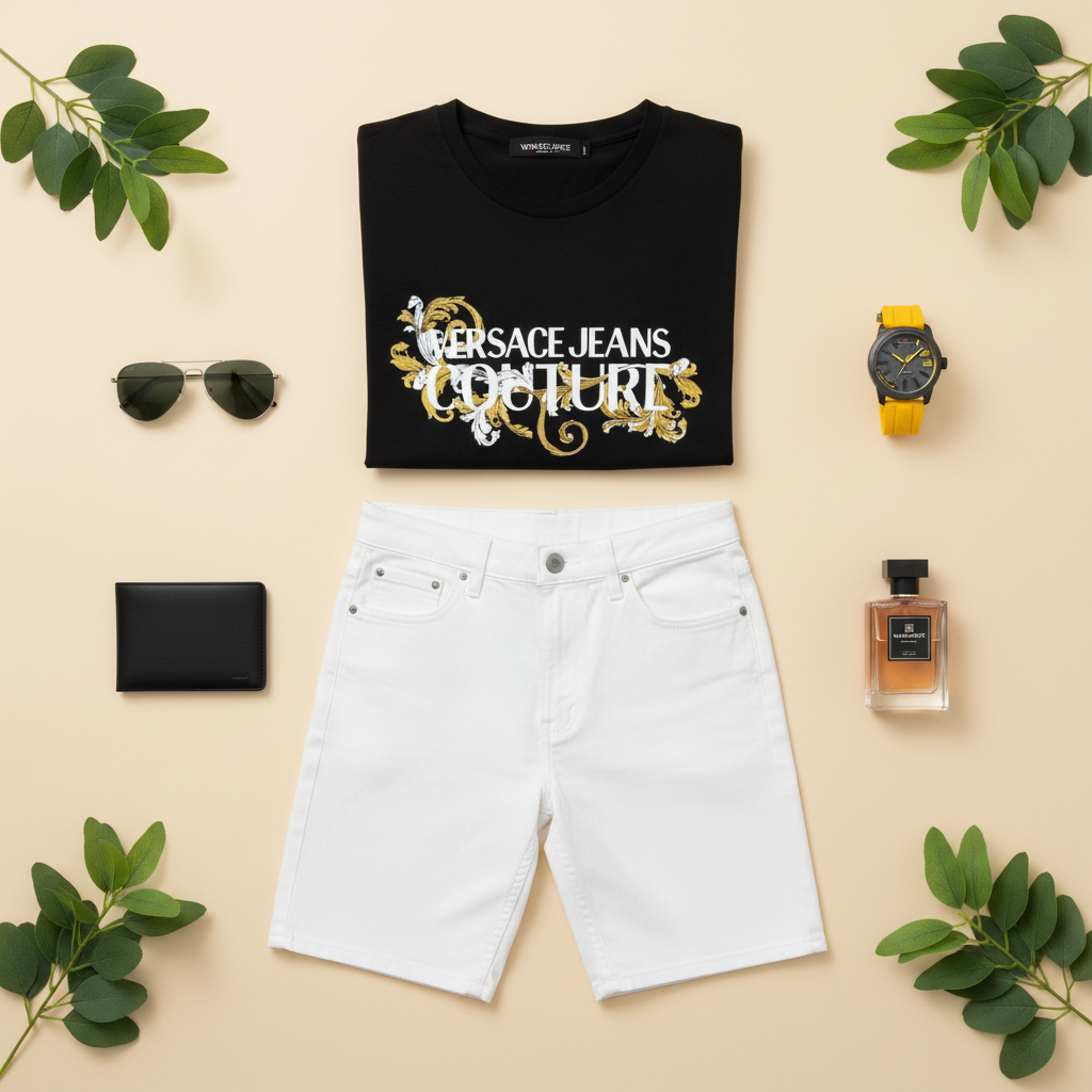 Outfit Uomo Estate 2026: Come Abbinare la T-shirt Versace Jeans per un Look Trendy