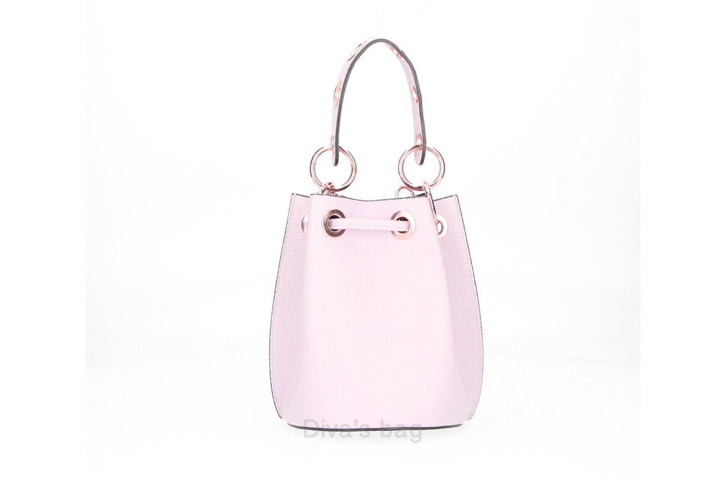 Diva's Bag Alcina Secchiello in Pelle Lilla