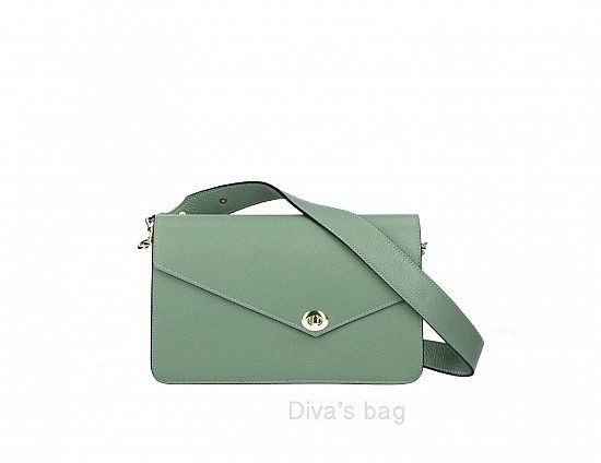 Pochette in Pelle DIVA'S Bag Debby Verde