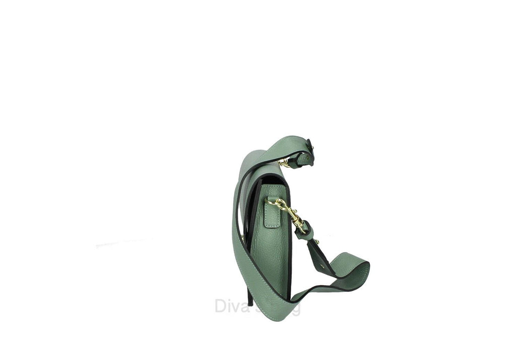 Pochette in Pelle DIVA'S Bag Debby Verde