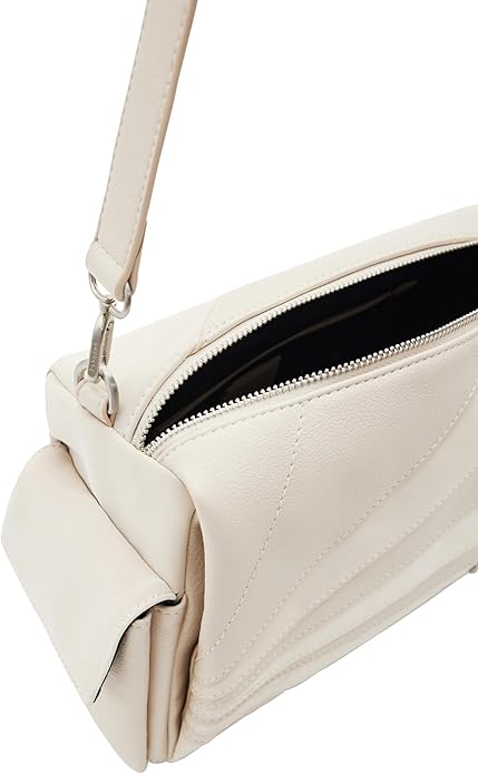 Desigual Borsa Donna a Spalla – Colore Beige, Tracolla Removibile