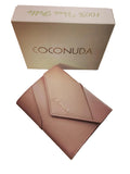 COCONUDA Portafoglio Donna in Pelle Rosa