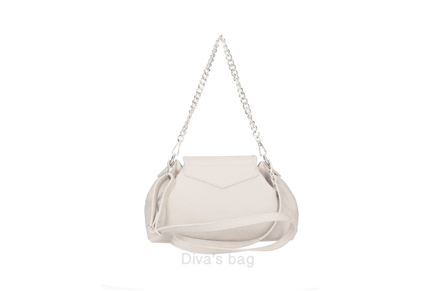 Diva's Bag Morgana Borsa in Pelle Beige