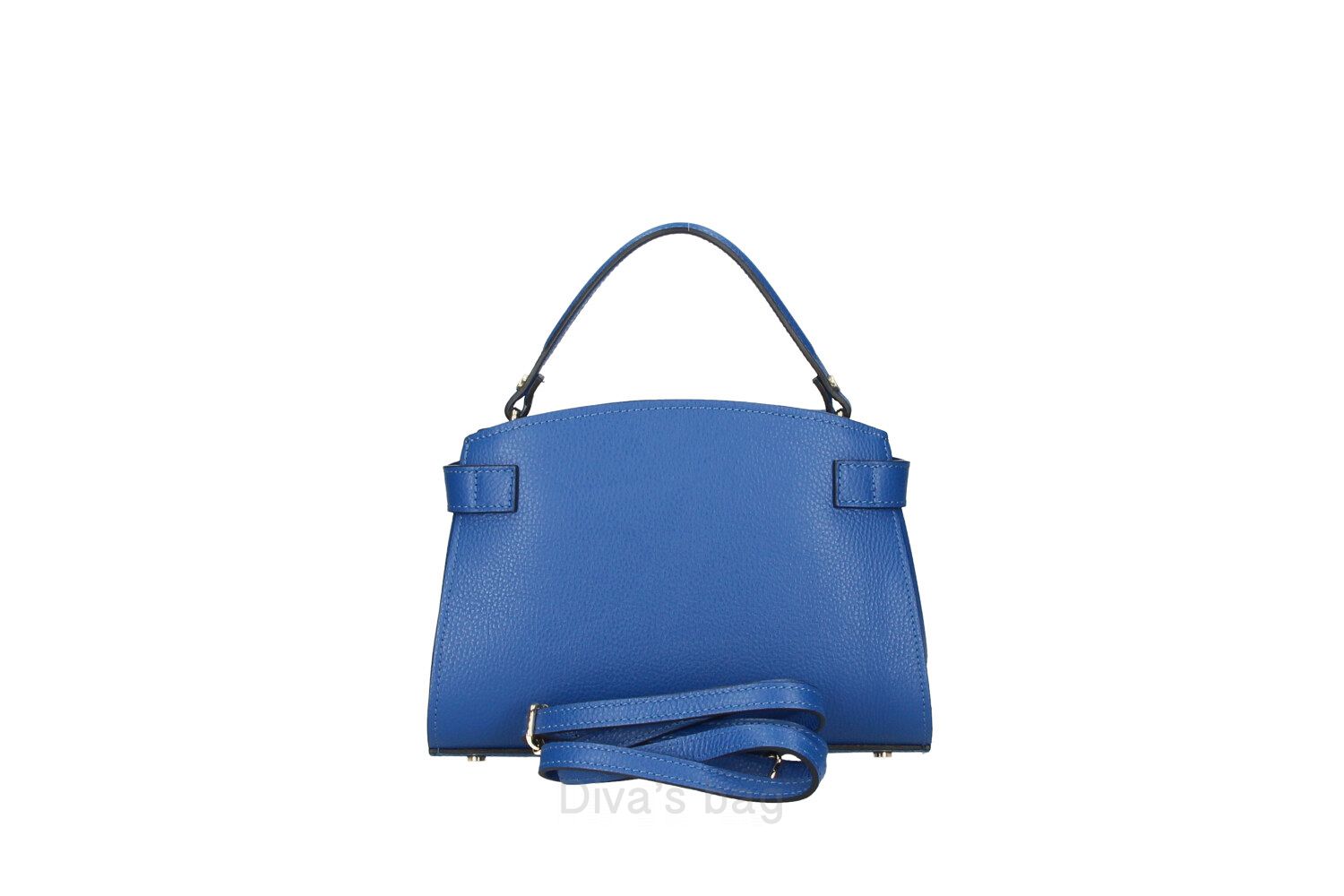 Diva's Bag Ischia Borsa in Pelle Bluette