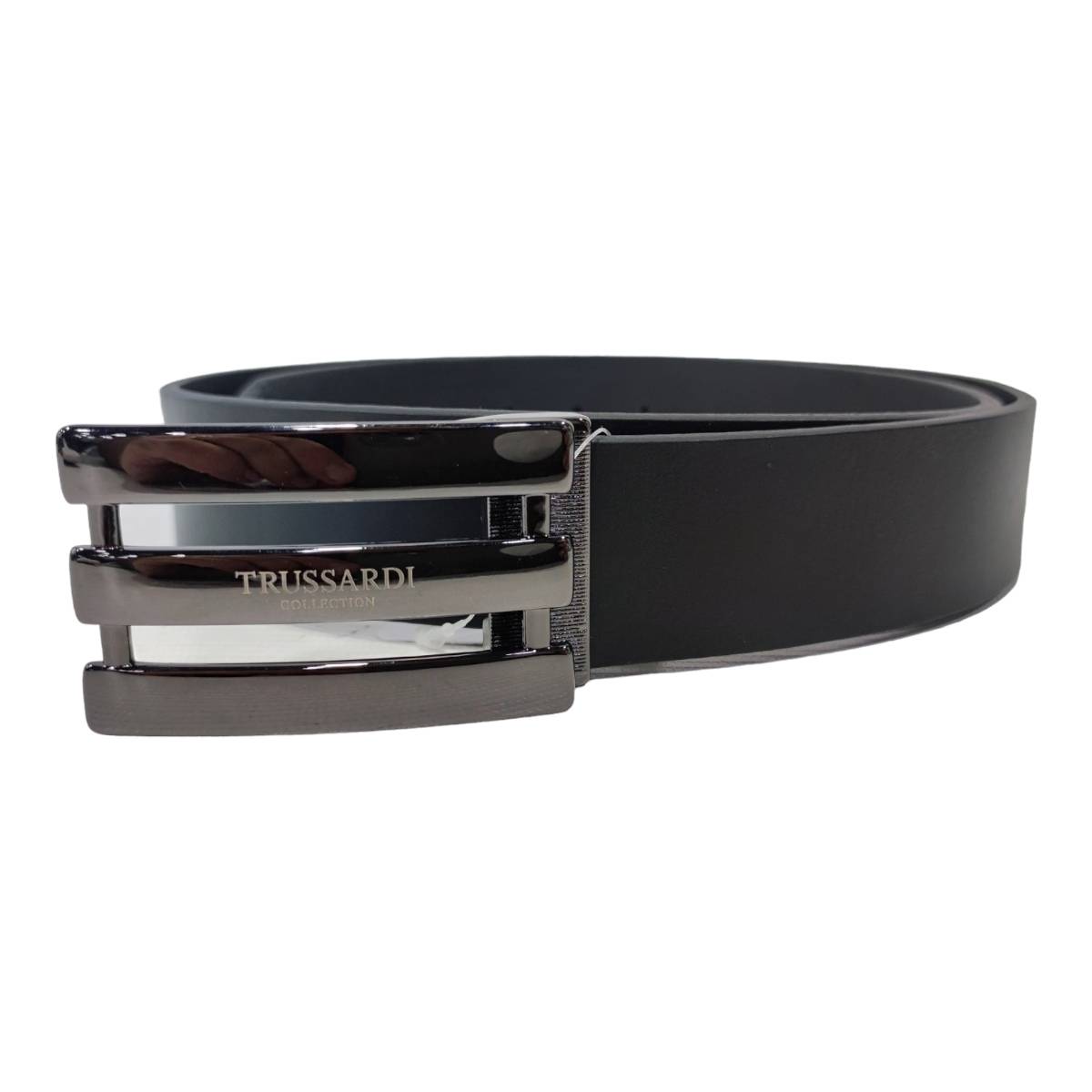 Cintura Uomo Trussardi Collection – Pelle Nera 110 cm