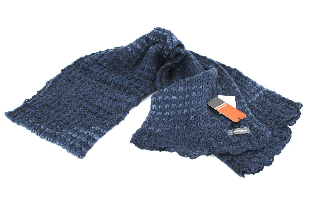 Pierre Cardin Sciarpa Tubolare Donna – Colore Blu, Lana e Mohair