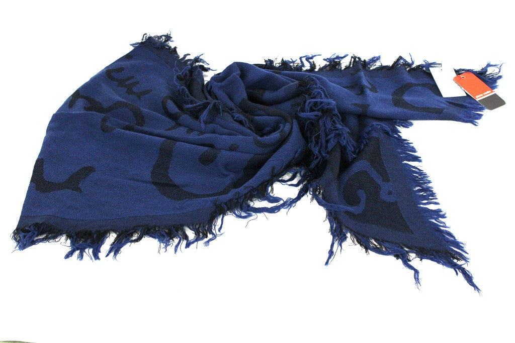 Pierre Cardin Sciarpa Uomo – Colore Blu, Lana e Viscosa