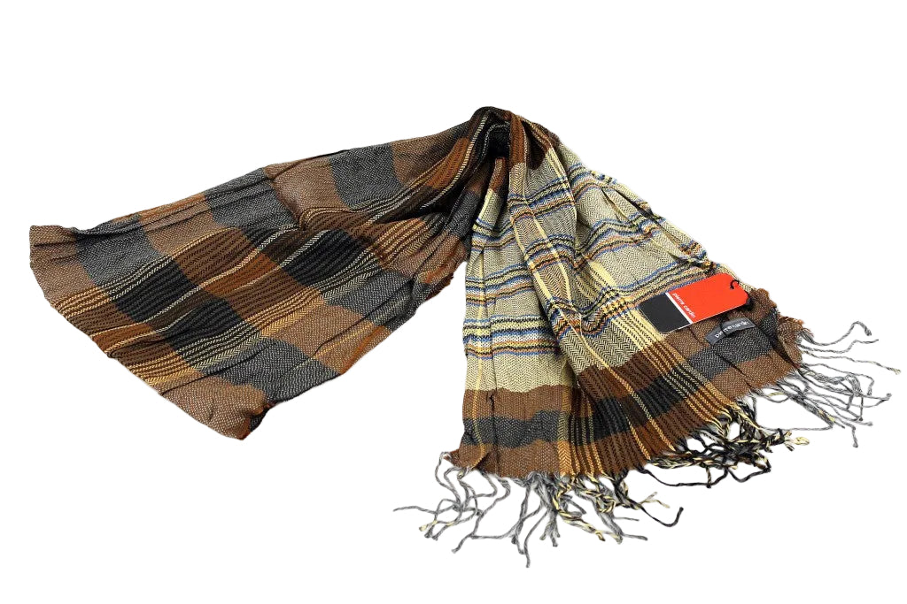 Pierre Cardin Sciarpa Uomo – Colore Castoro, 100% Acrilico