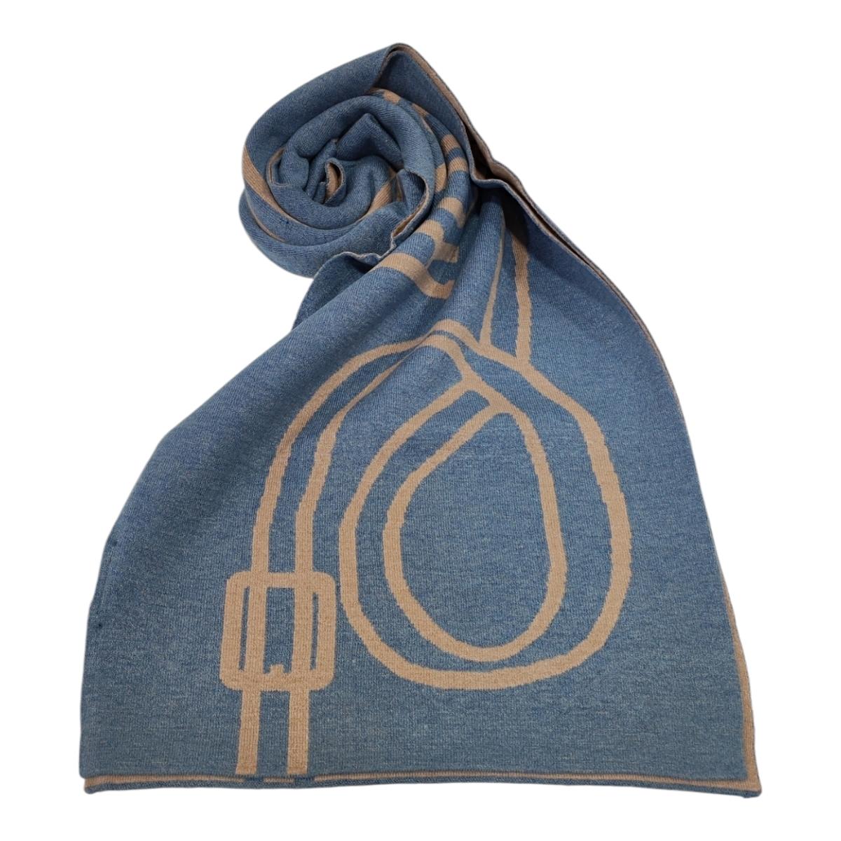 Roberta di Camerino Sciarpa Donna – Colore Blu, Viscosa e Poliestere