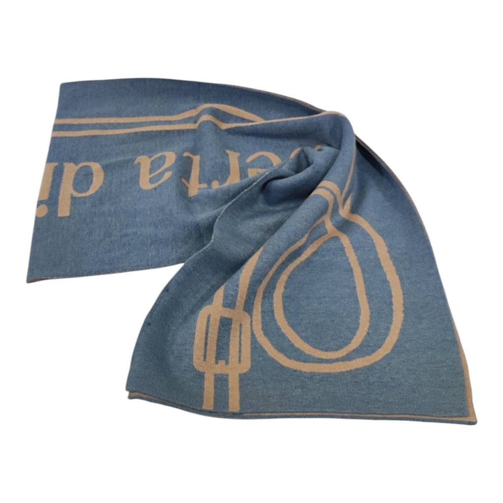 Roberta di Camerino Sciarpa Donna – Colore Blu, Viscosa e Poliestere
