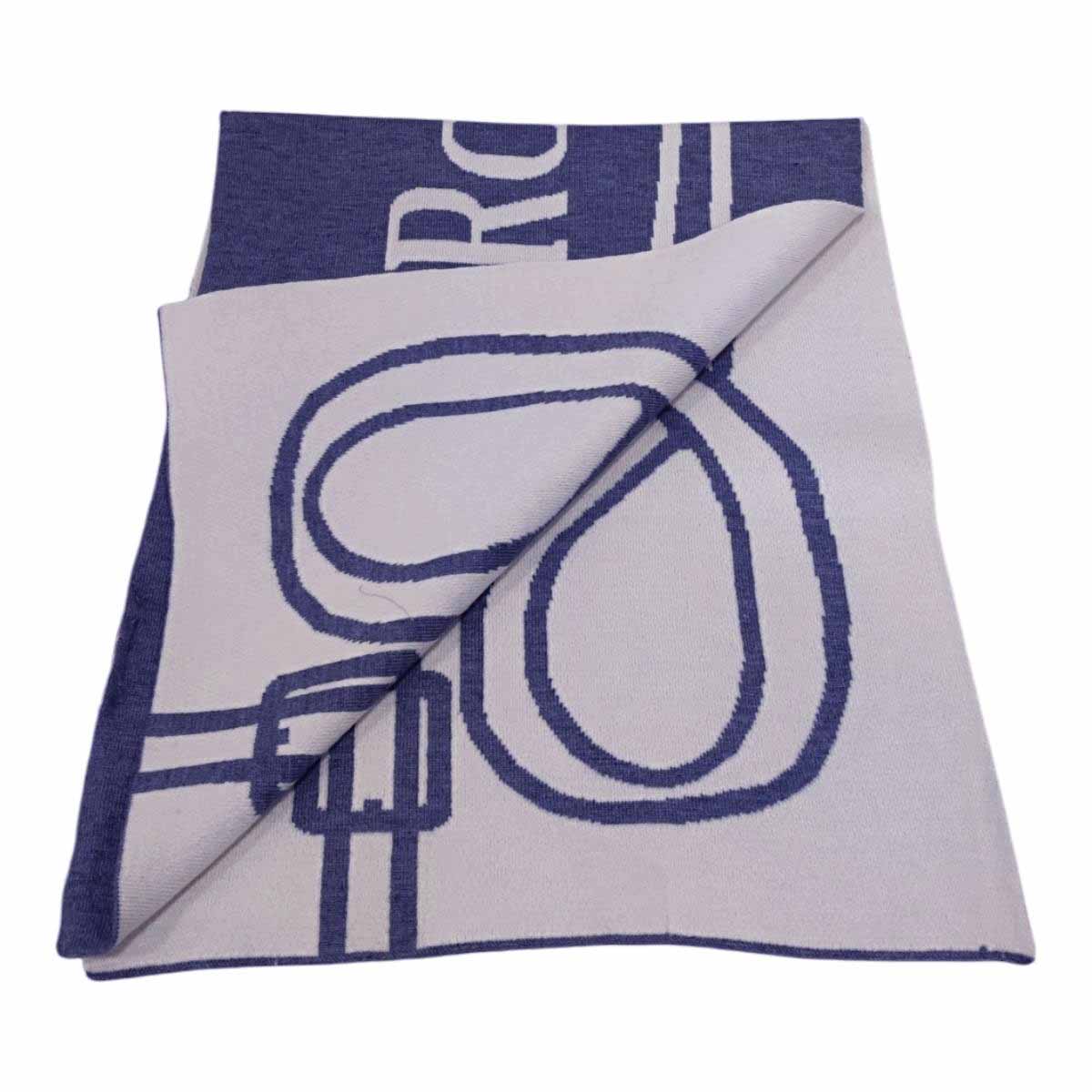 Roberta di Camerino Sciarpa Donna – Colore Jeans, Viscosa e Poliestere