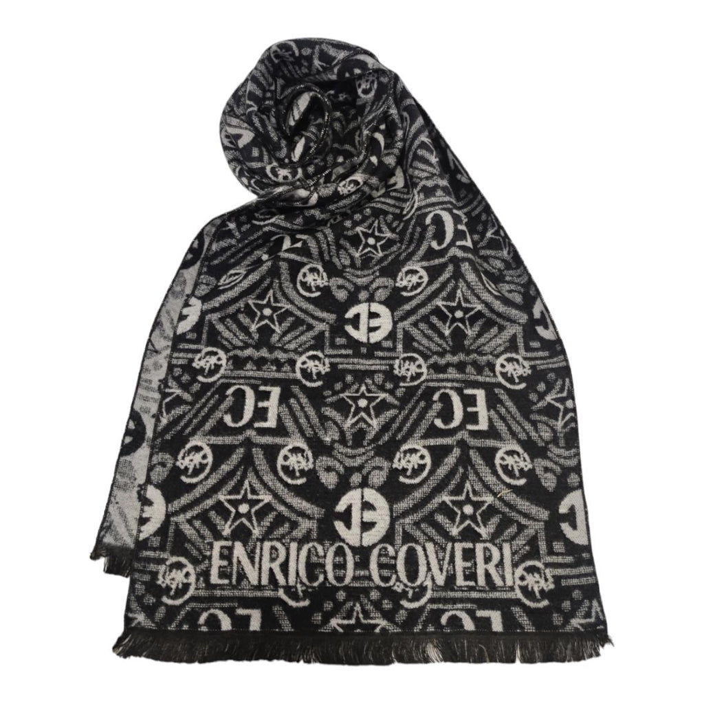 Enrico Coveri Sciarpa Uomo – Colore Grigio, 100% Viscosa