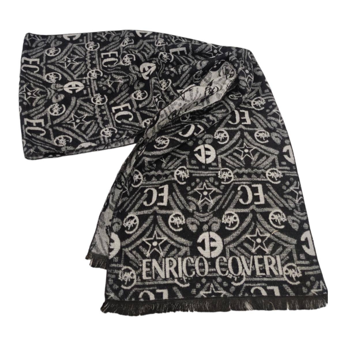 Enrico Coveri Sciarpa Uomo – Colore Grigio, 100% Viscosa
