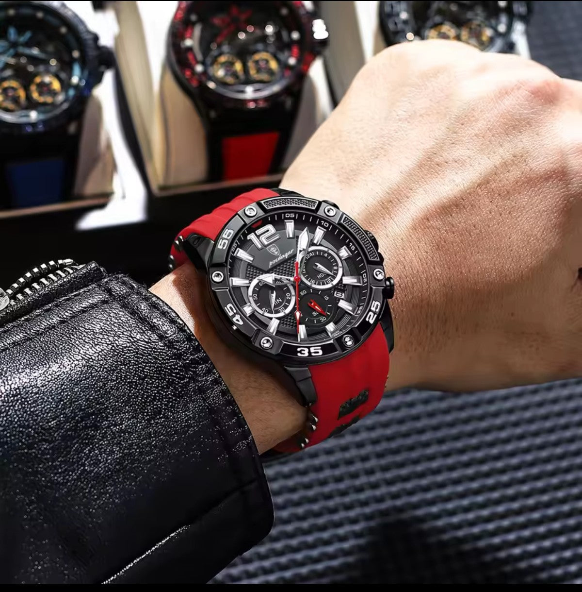 Orologio Poedagar 912 Uomo – Cronografo al Quarzo