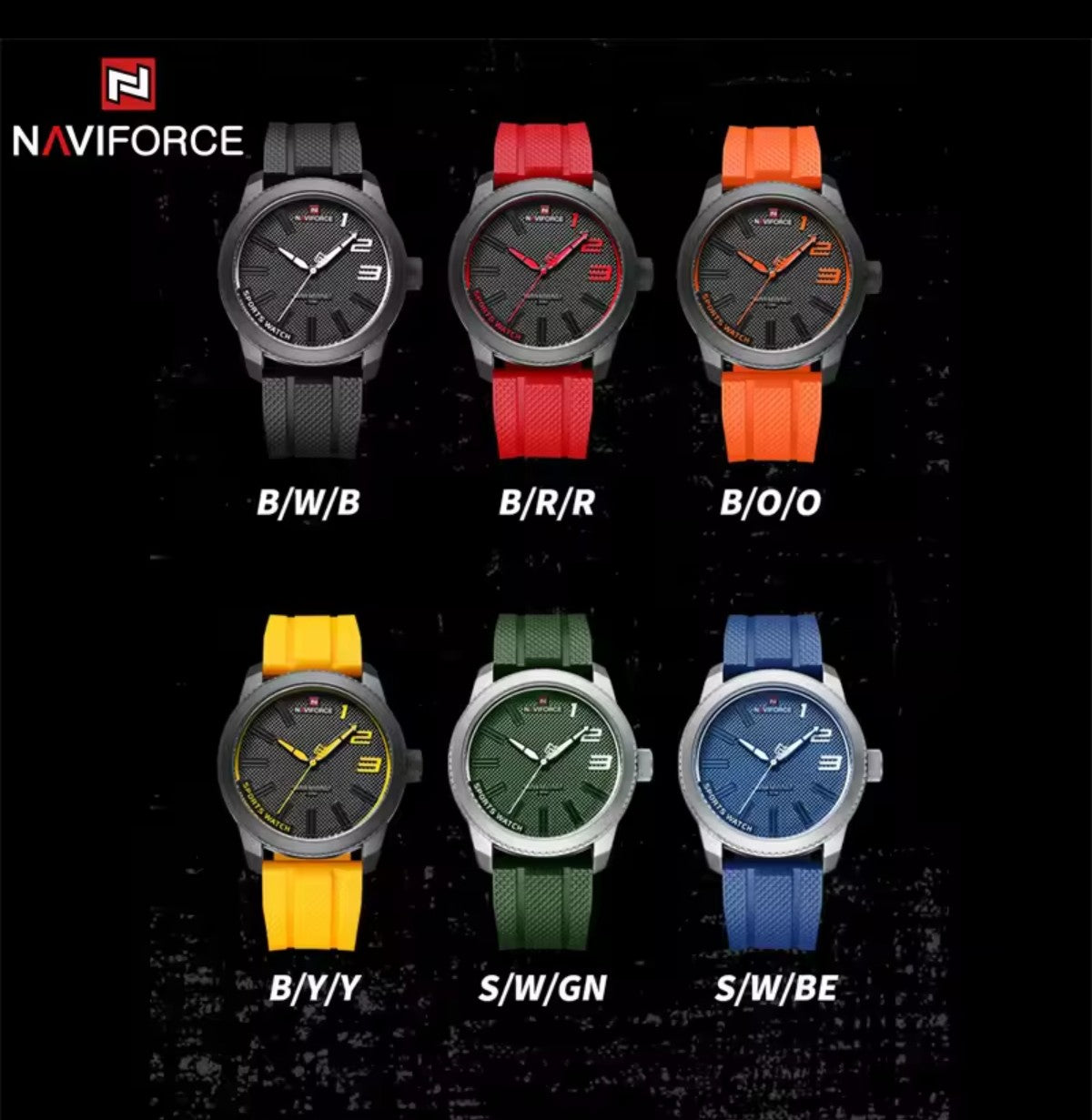Orologio Naviforce Sierra Uomo – Nero e Rosso