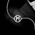 Collana Runa Celtica Mannaz – Acciaio Inox