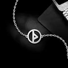 Collana Runa Celtica Wunjo – Acciaio Inox