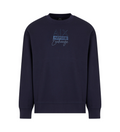 Armani Exchange Felpa Uomo Girocollo – Colore Blu, 100% Cotone, Taglia L