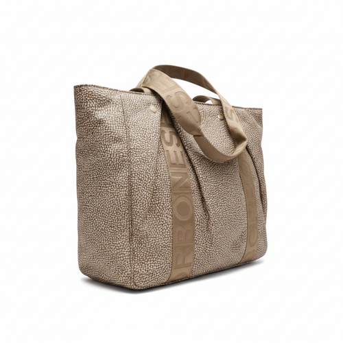 Borsa Borbonese sfondo bianco laterale manici corretti