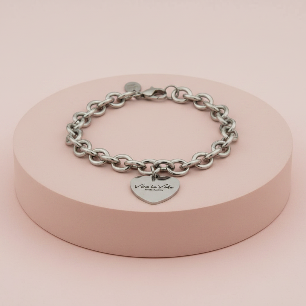 Bracciale Lamù piedistallo cuore visibile