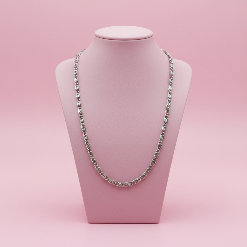 Collana spirale – collo esposizione