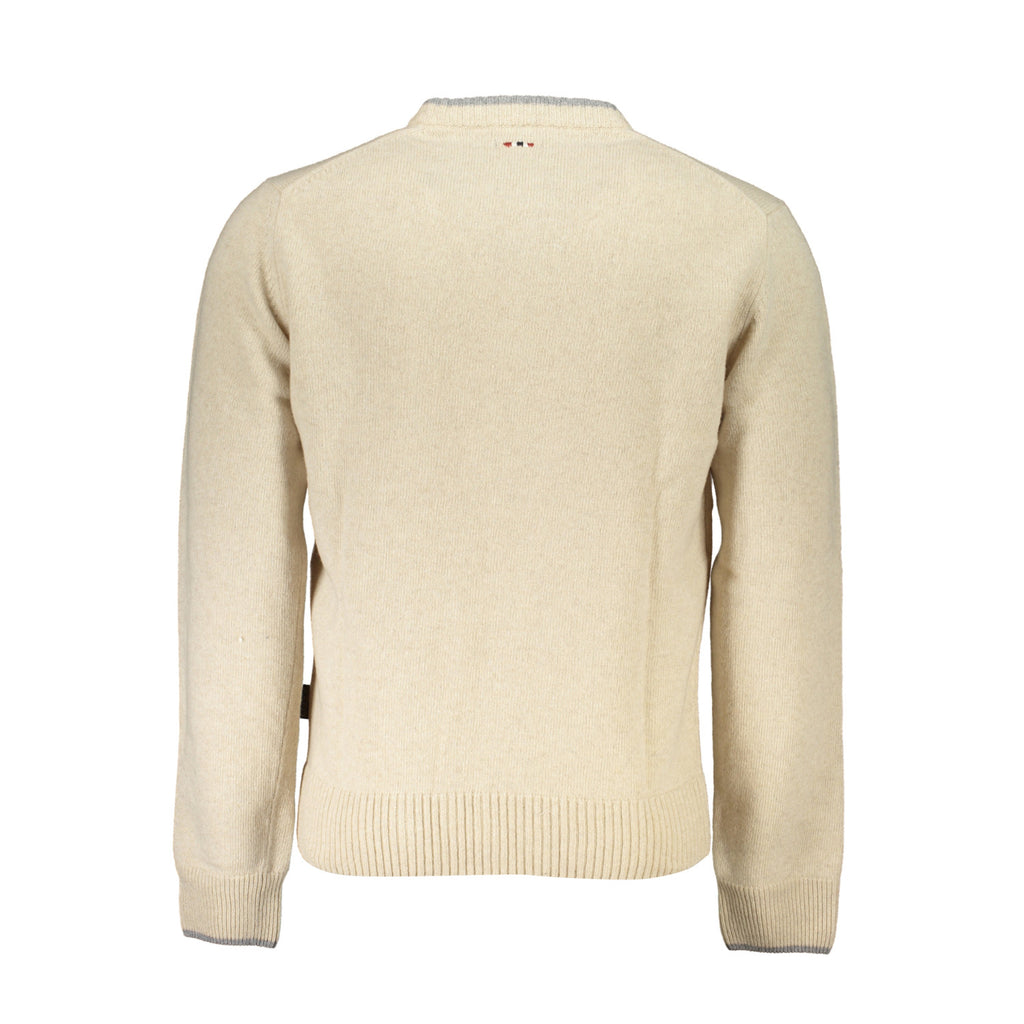 Maglia Uomo Girocollo NAPAPIJRI Beige Taglia XL