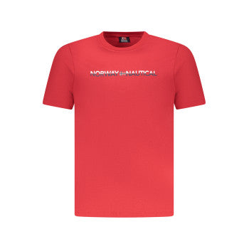 Norway 1963 T-Shirt Uomo Rossa con Stampa Taglia L