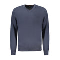 Hugo Boss Maglia Uomo Scollo a V – Cotone e Kapok, Taglia L, Colore Blu