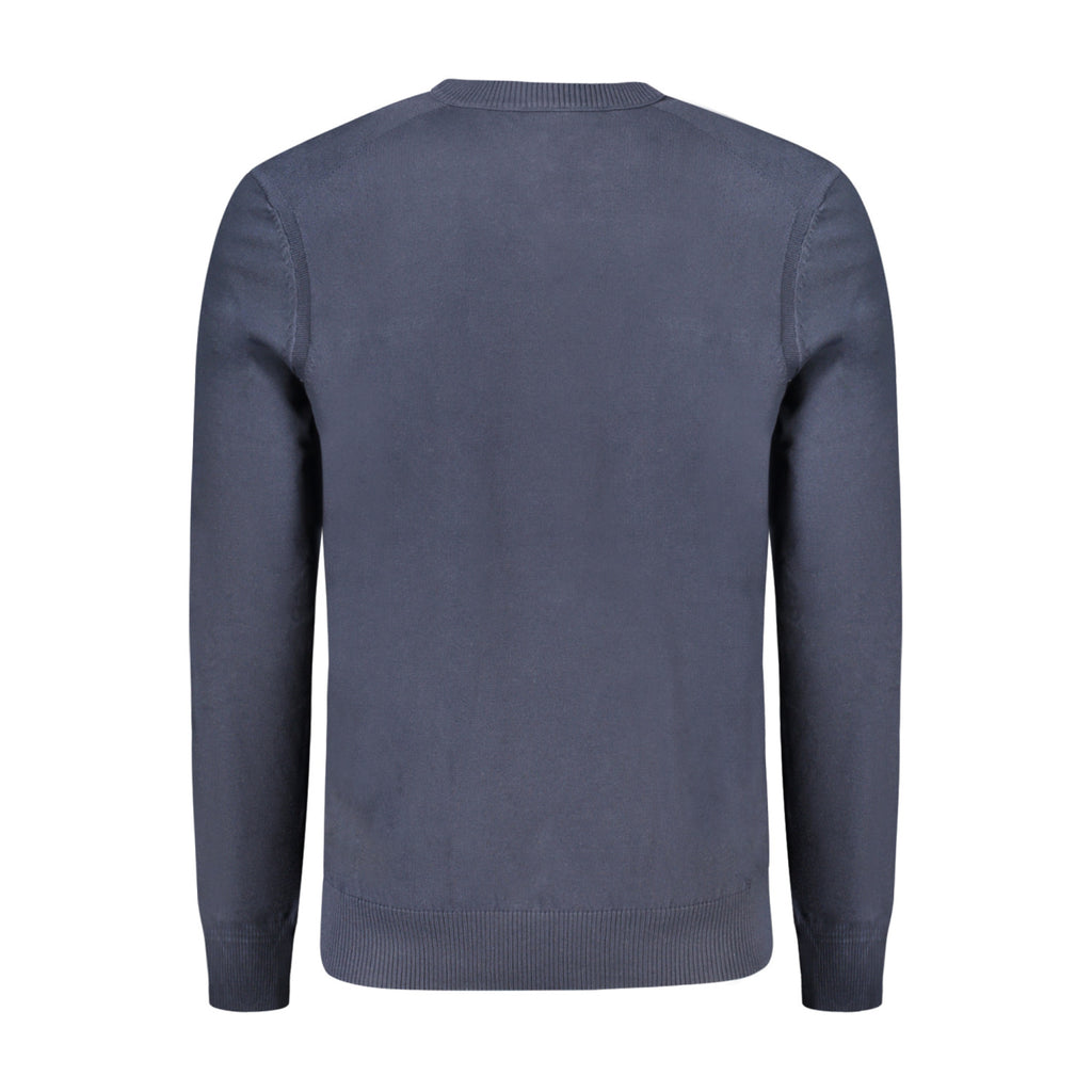 Hugo Boss Maglia Uomo Scollo a V – Cotone e Kapok, Taglia L, Colore Blu