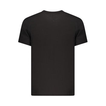 Tommy Hilfiger T-Shirt Uomo Manica Corta – Colore Nero, Stampa Logo, Taglia M