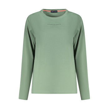 North Sails T-Shirt Donna Maniche Lunghe Verde Taglia L