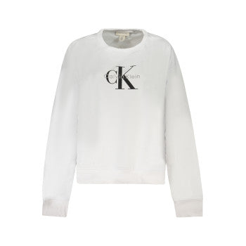 Calvin Klein Felpa Donna – Colore Bianco, Cotone, Taglia L