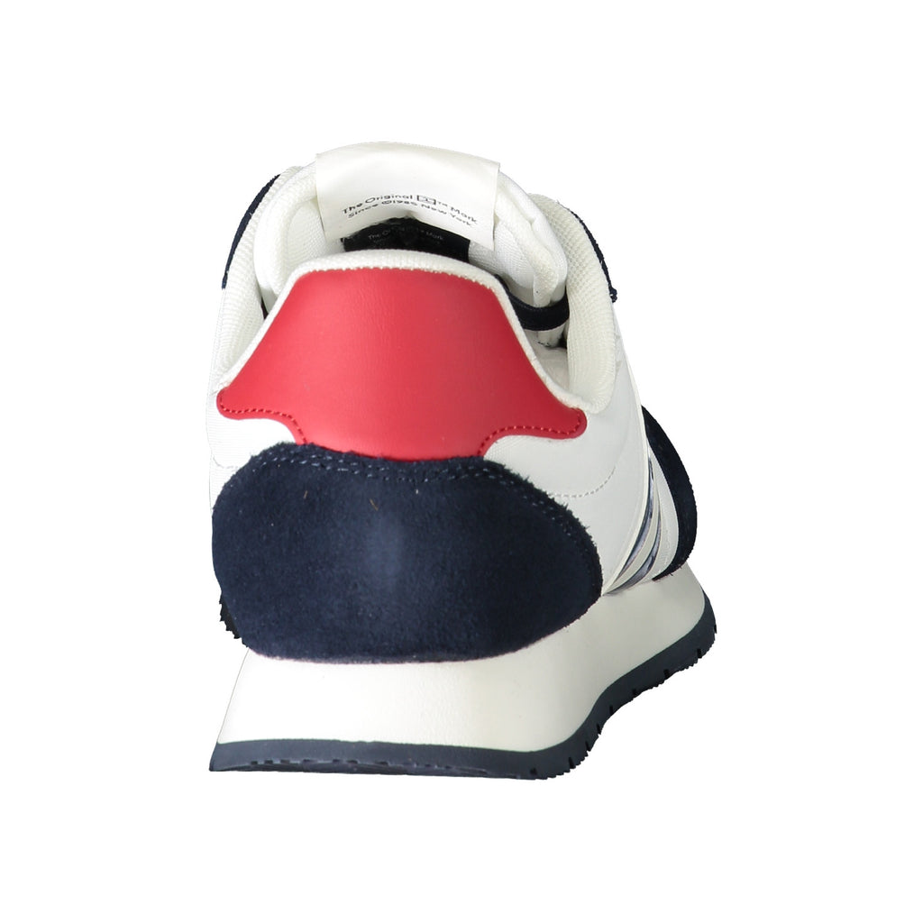 Sneakers Uomo TOMMY HILFIGER Bianco Intarsi Blu/Rosso Taglia 44