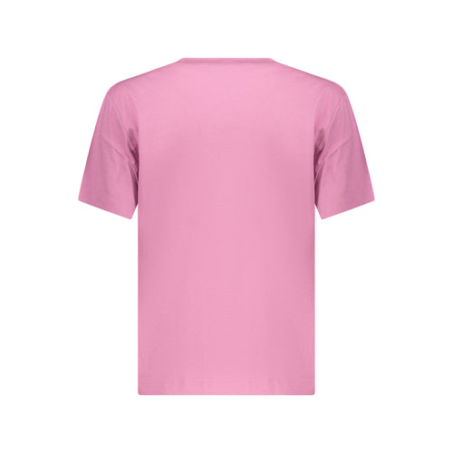 CALVIN KLEIN T-SHIRT MANICHE CORTE DONNA ROSA TAGLIA L