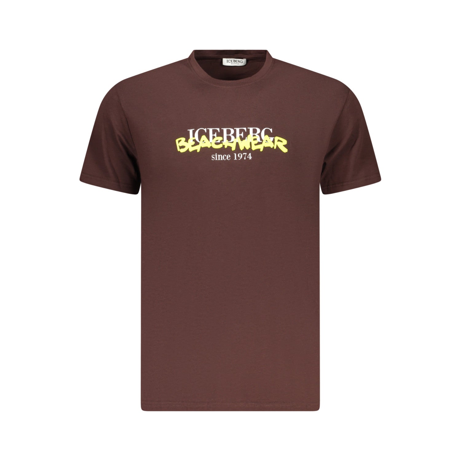 Iceberg T-Shirt Uomo Marrone Taglia XL