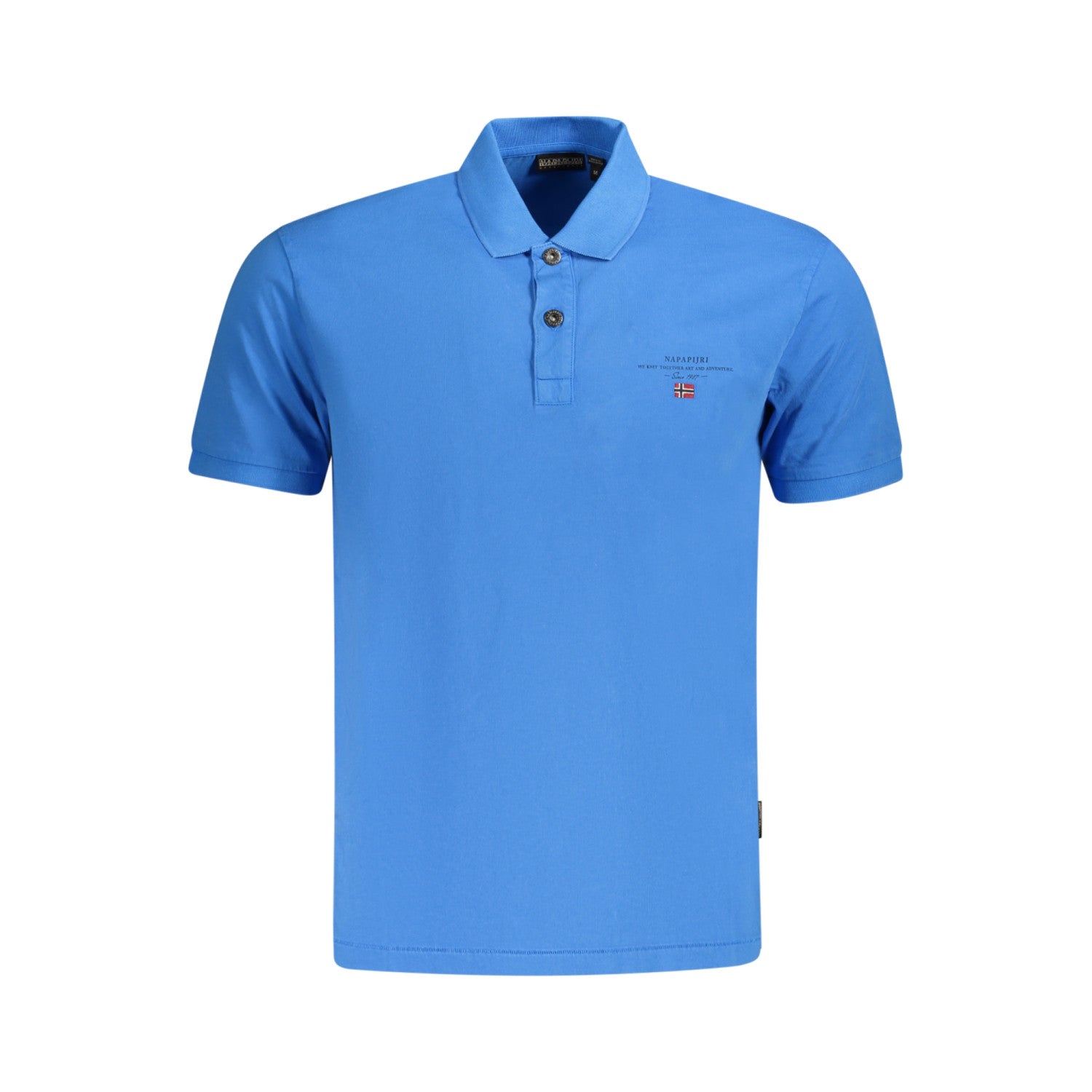 Polo Napapijri Uomo Manica Corta Jersey – Blu Taglia M