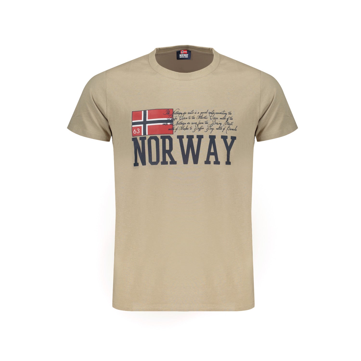 Norway 1963 T-Shirt Uomo Beige Taglia XL