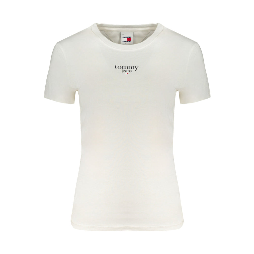 T-shirt Tommy Hilfiger Donna Manica Corta – Bianca Taglia XL