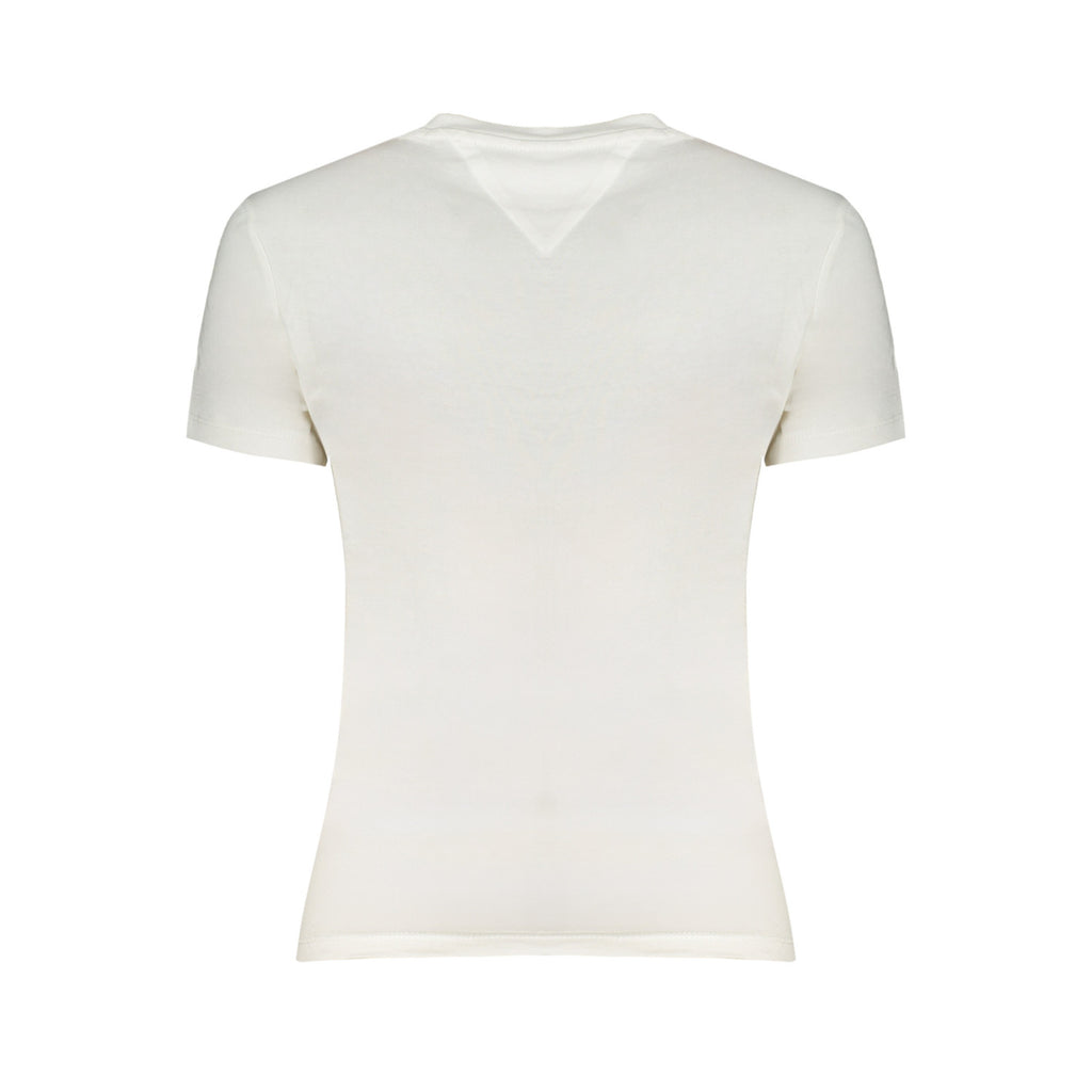 T-shirt Tommy Hilfiger Donna Manica Corta – Bianca Taglia XL