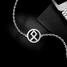 Collana Runa Celtica Othala – Acciaio Inox