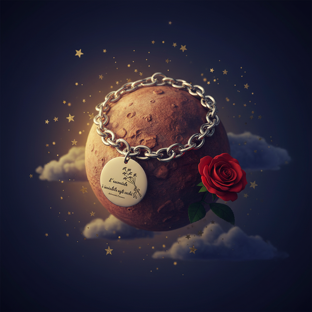 Lamù Bracciale Il Piccolo Principe mood stelle e pianeta