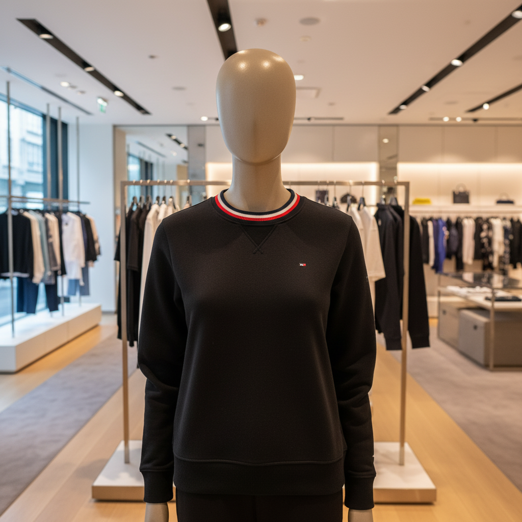 Felpa Tommy Jeans donna in esposizione