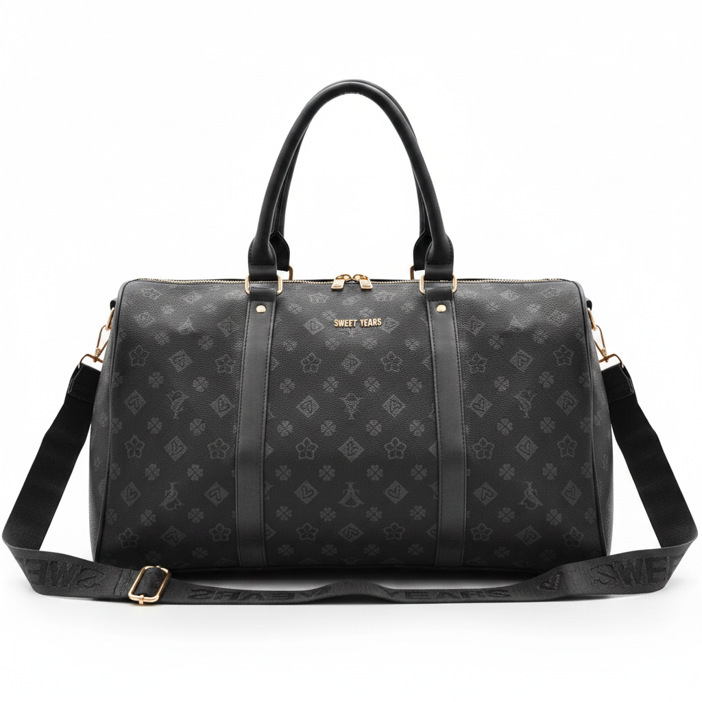 Borsa donna Sweet Years WSY9902 nera monogram – vista frontale