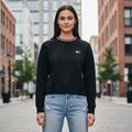 Felpa Tommy Jeans donna indossata