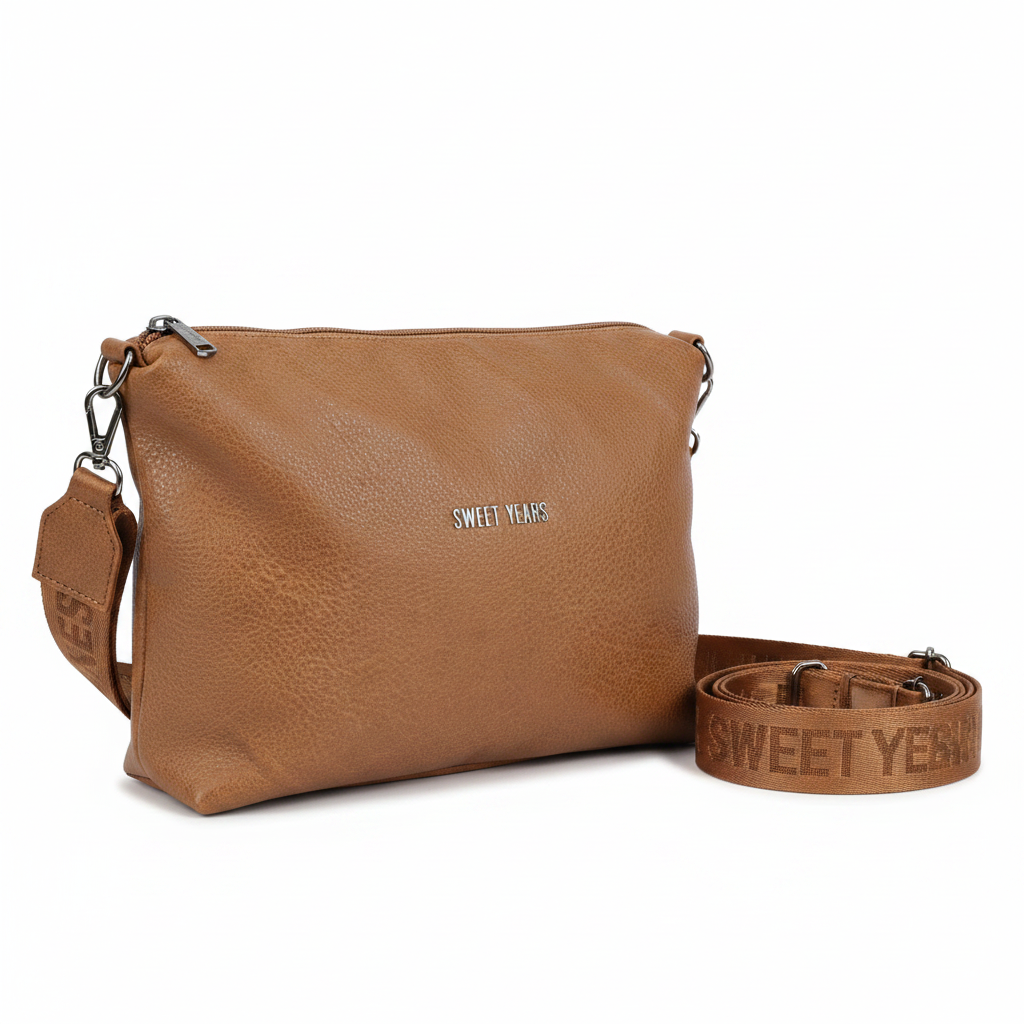 Borsa donna clutch Sweet Years WSY268-15 marrone – vista tre quarti