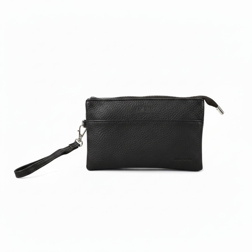 Portafoglio clutch wristlet Sweet Years 168-115 nero – vista frontale