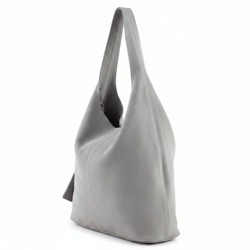Borsa a Spalla DIVA'S Bag Monica Grigio Chiaro - vista laterale