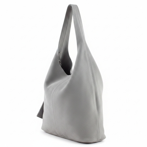 Borsa a Spalla DIVA'S Bag Monica Grigio Chiaro - vista laterale