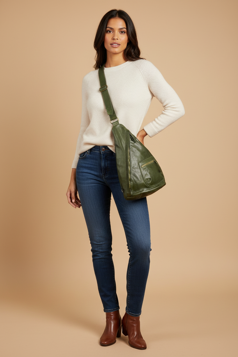 Murphy Verde indossata