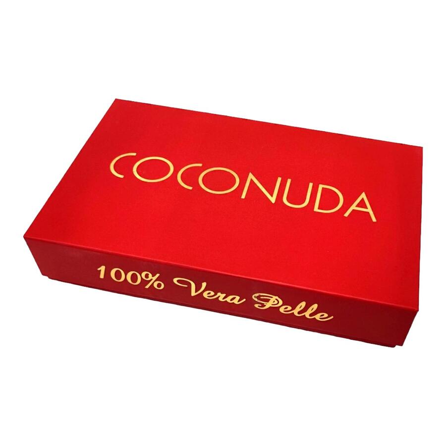 Portafoglio Donna Coconuda in Pelle Autentica Verde